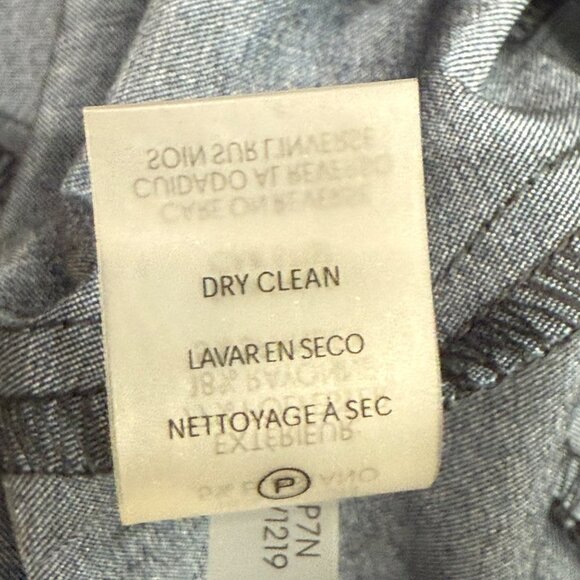 Calvin Klein Sleeveless Navy A Line Dress Size 16 Pockets - Picture 4 of 8